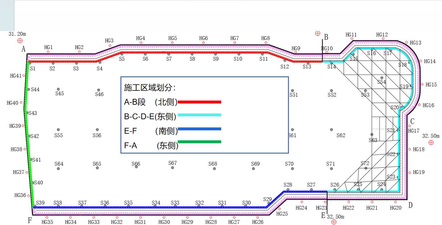 三门峡湖滨区基坑支护设计
